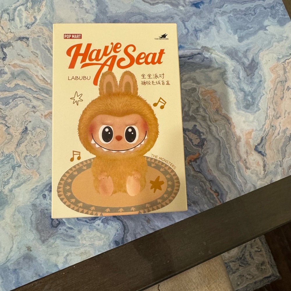 Pop Mart Lafufu 'Have A Seat' Figure (not real)
